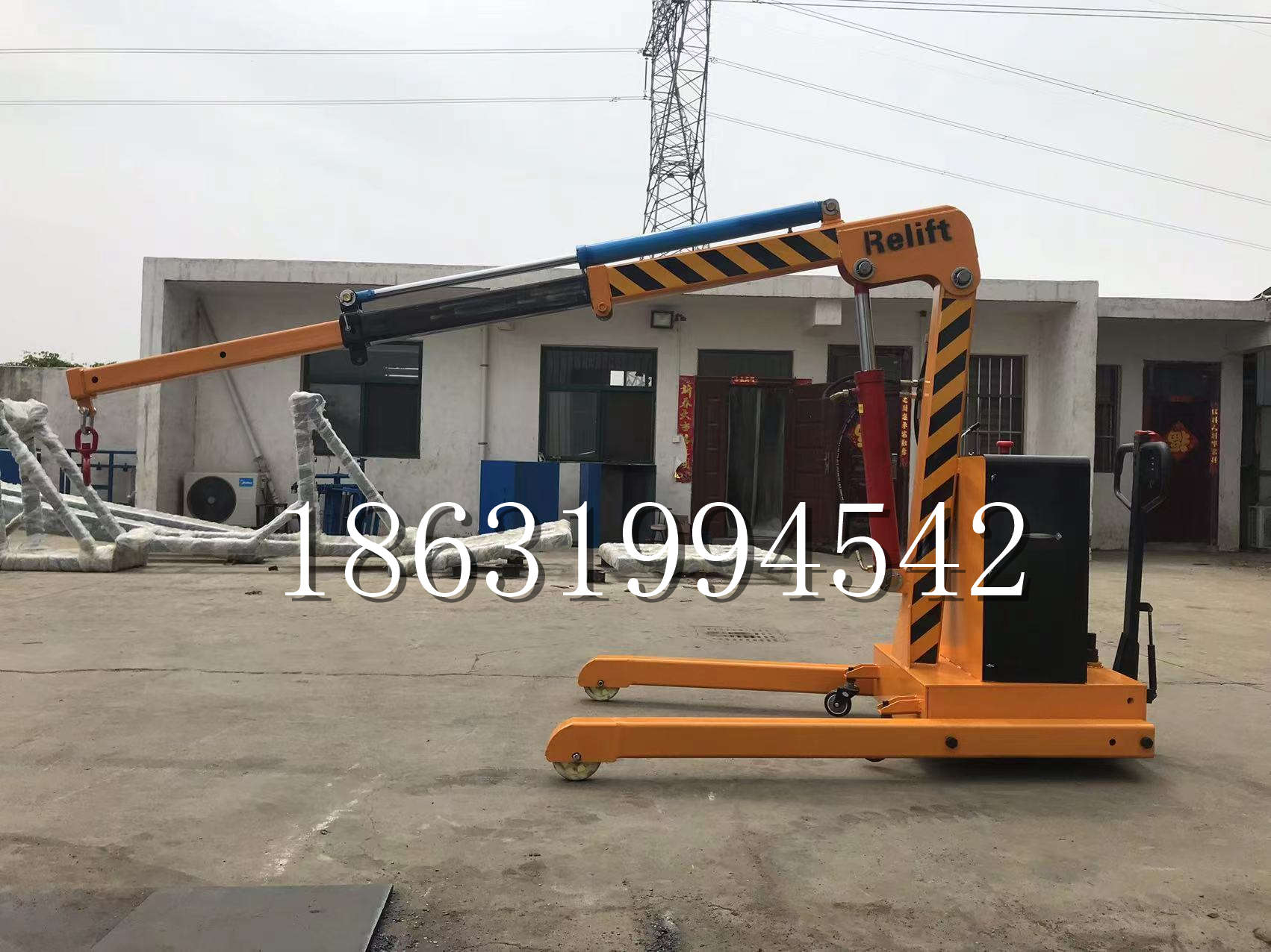 屏东市久征定做3吨三轮随车吊 农用园林绿化移树吊 平板工程用小吊机